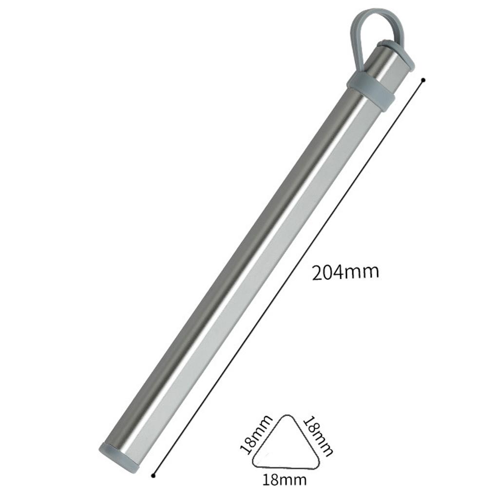 Outdoor Adventure Youtube - 超軽量アルミニウム箸チューブパイプコンパクト収納ボックスポータブルホルダーバッグループ付きアウトドアアドベンチャーキャンプ用