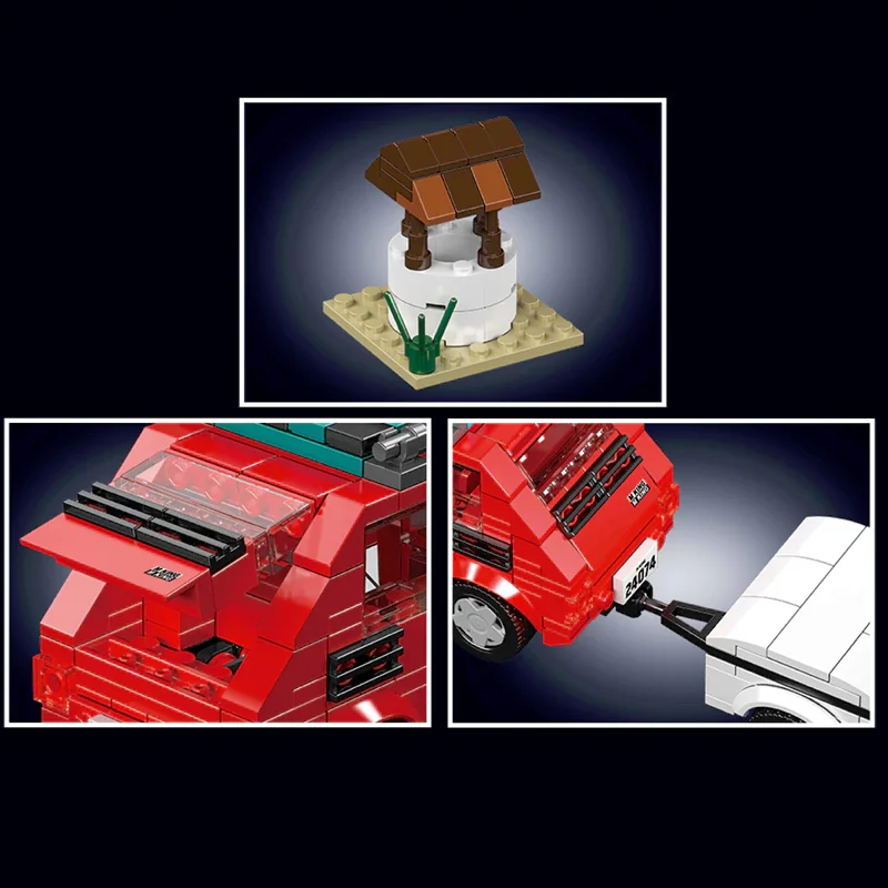 Outdoor Adventure With Kids - モールドキング ミニカー 126P アウトドアアドベンチャー MOC 24074