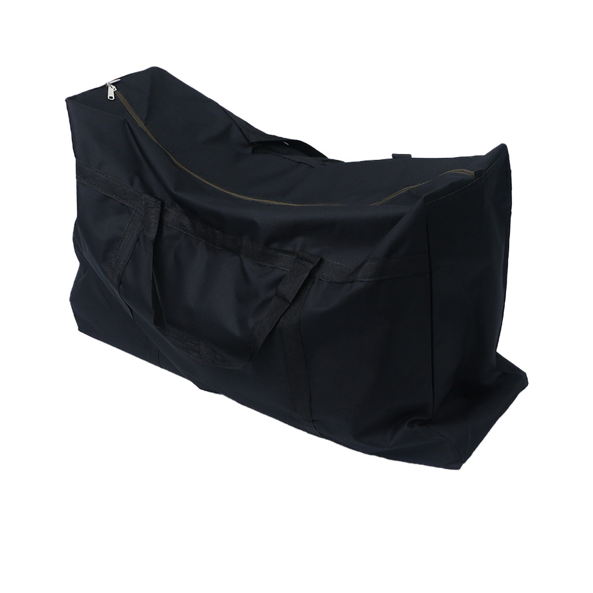 Space Blanket Heavy - 150L ブラック 防水ヘビーデューティーオックスフォード布製収納バッグ キルト、衣類、セーター、毛布用 省スペース ホームオーガニゼーション