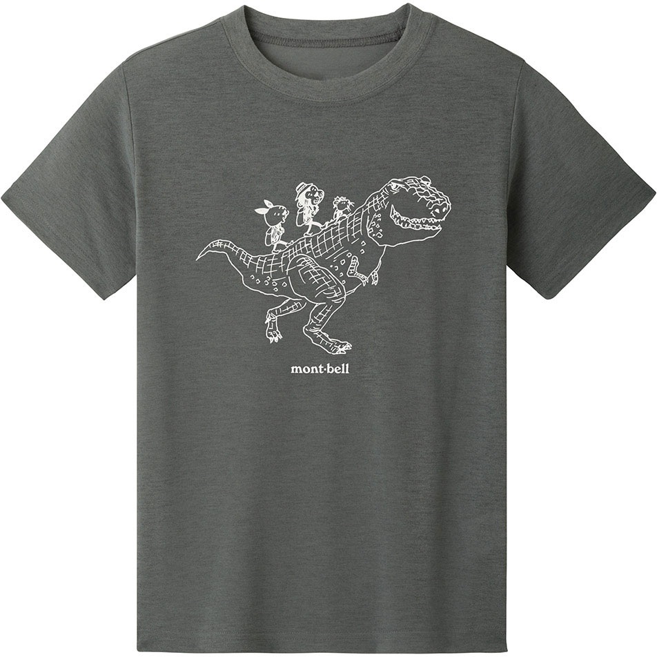 Outdoor Adventure Brands - T-レックス 恐竜アドベンチャー カートゥーン キャンプ ブランド グラフィックTシャツ