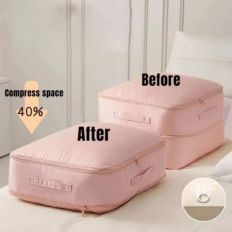 頑丈な自己圧縮式収納バッグ（衣類・毛布用）ポータブルキルトク - Space Blanket Heavy のレビューと価格