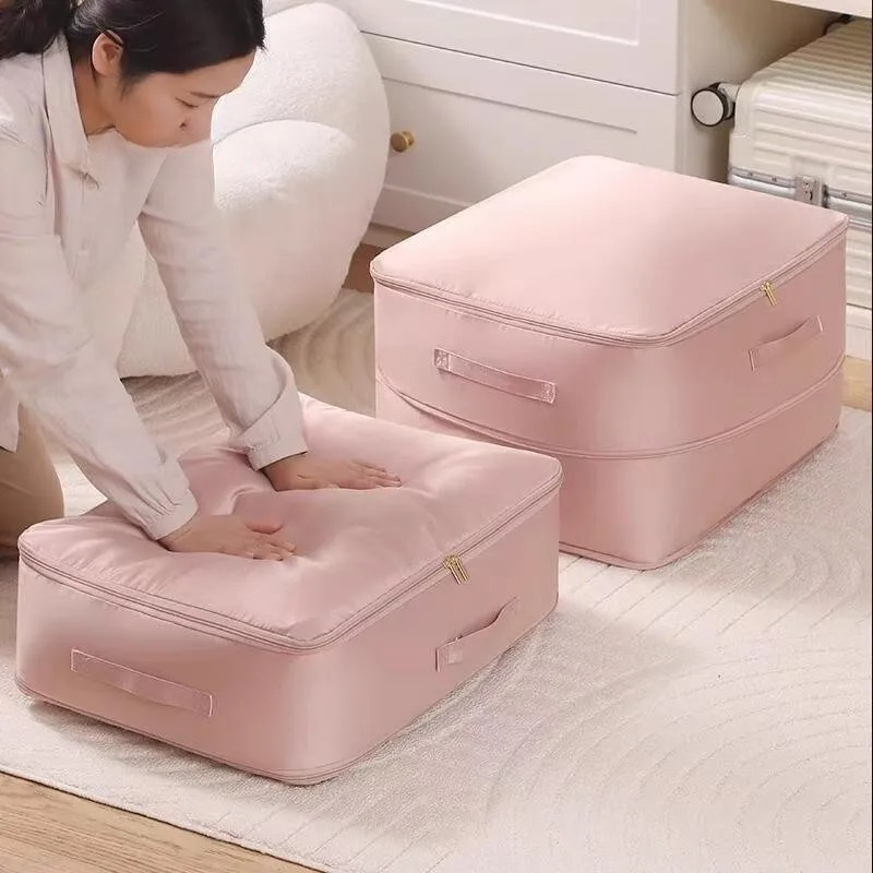 頑丈な自己圧縮収納バッグ、衣類、毛布、布団、クローゼット、家 - Space Blanket Heavy のレビューと価格
