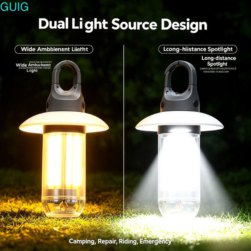 LED 充電式懐中電灯キャンプランタン 5 モードミニポータ - Outdoor Adventure Ni のレビューと価格