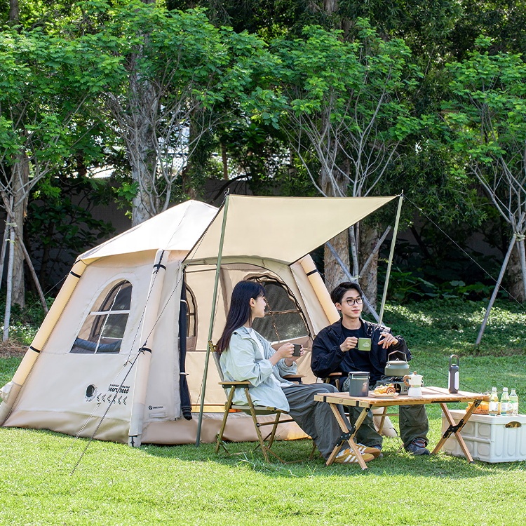 TAILI 5.5KG 防水キャンプテント インフレータブル - Outdoor Adventure Youtube のレビューと価格